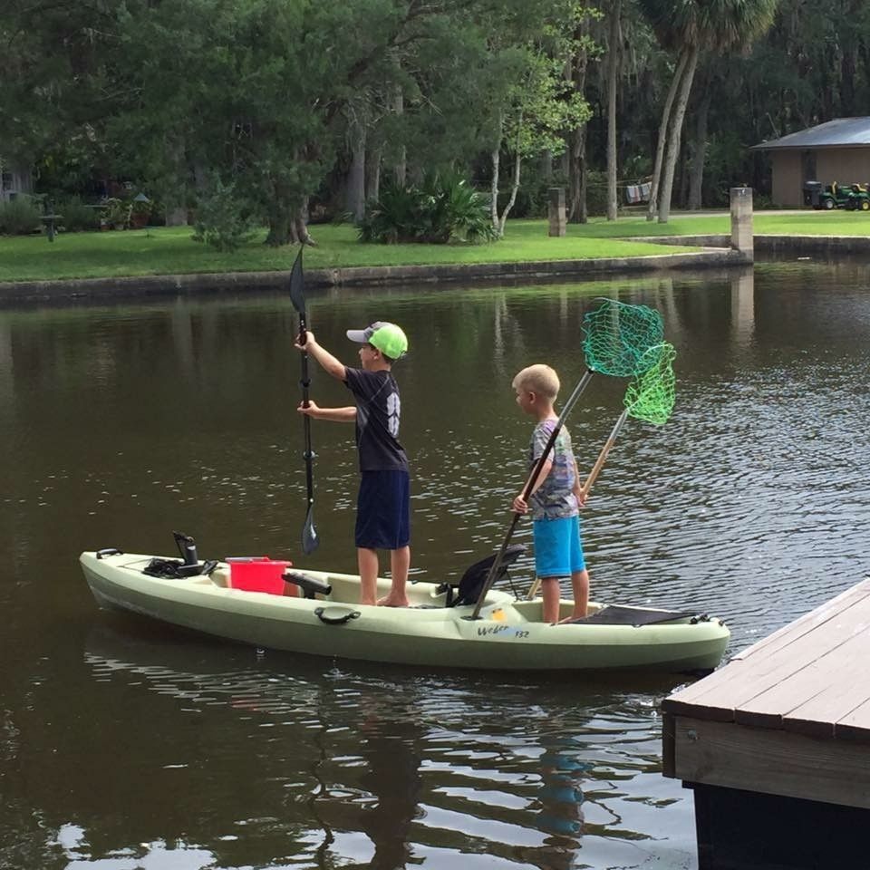 Kids kayaking
